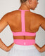 CAKE Minimal V Neck Bralette Strawberry Whip