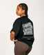 CAKE Muscle Mommy Oversized Graphic T-Shirt Washed Black